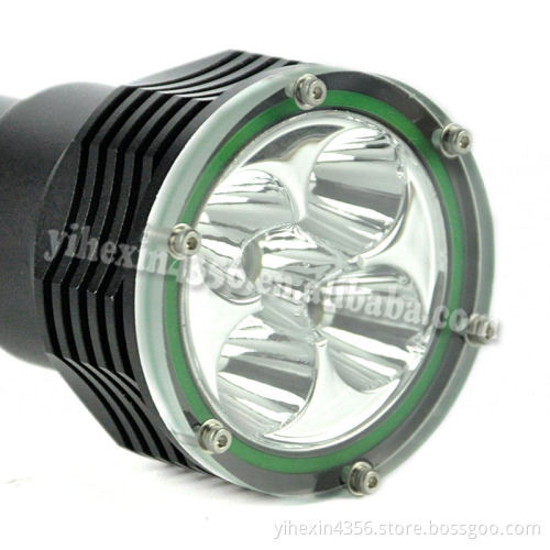 Boruit EFL0733 Magnetic Rotating Switch Waterproof Aluminum Alloy Diving Flashlight